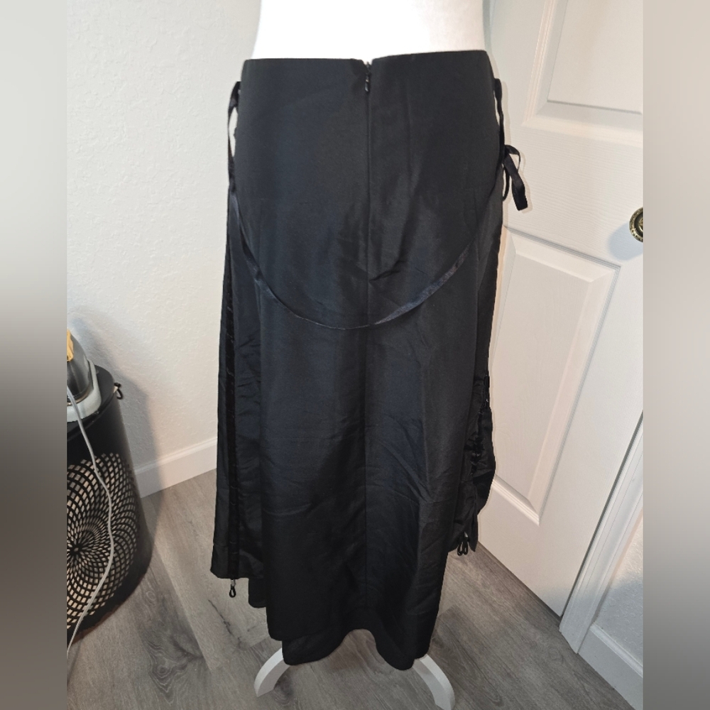 Promod Black Bubble Wrap Maxi Skirt. Size S - Picture 11 of 14